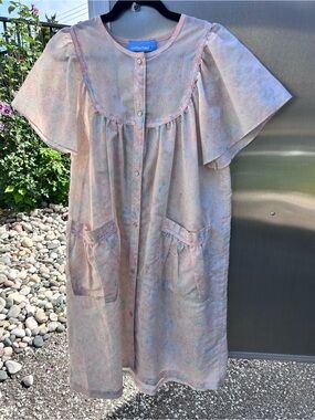 80s Coffee Time Housedress